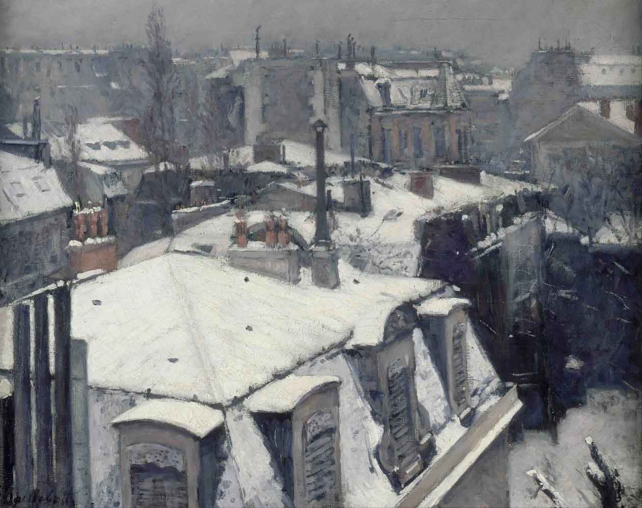 Rooftops in the Snow
