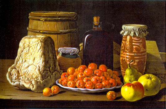 Fruit, Cheese, and Containers