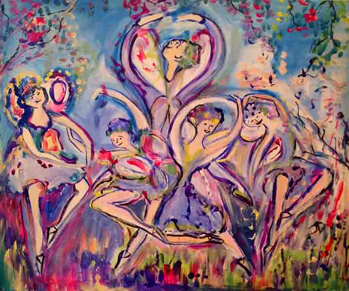 Lavender dancers