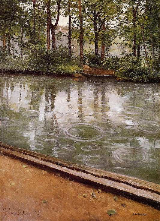 The Yerres, Effect of Rain; Riverbank in the Rain