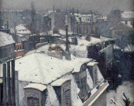 Rooftops in the Snow