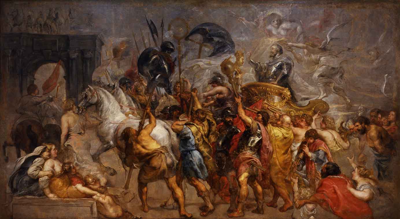 Triumphal entry of Henri IV in Paris (March 22, 1594)