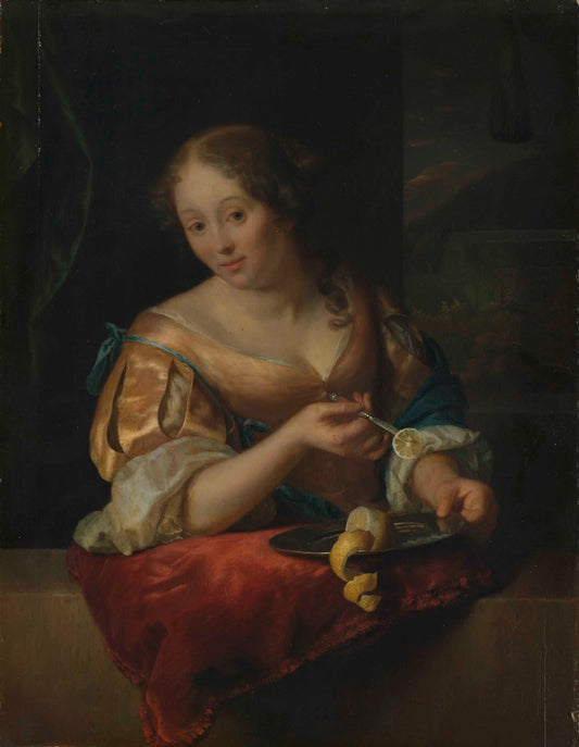 Young Girl with lemon