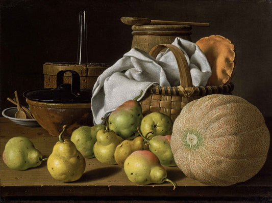 Still Life with Melon and Pears